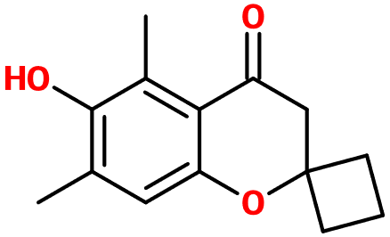 (image for) MC080196 6-Hydroxy-5,7-dimethylspiro[chromene-2,1'-cyclobutan]-4(3H)-one